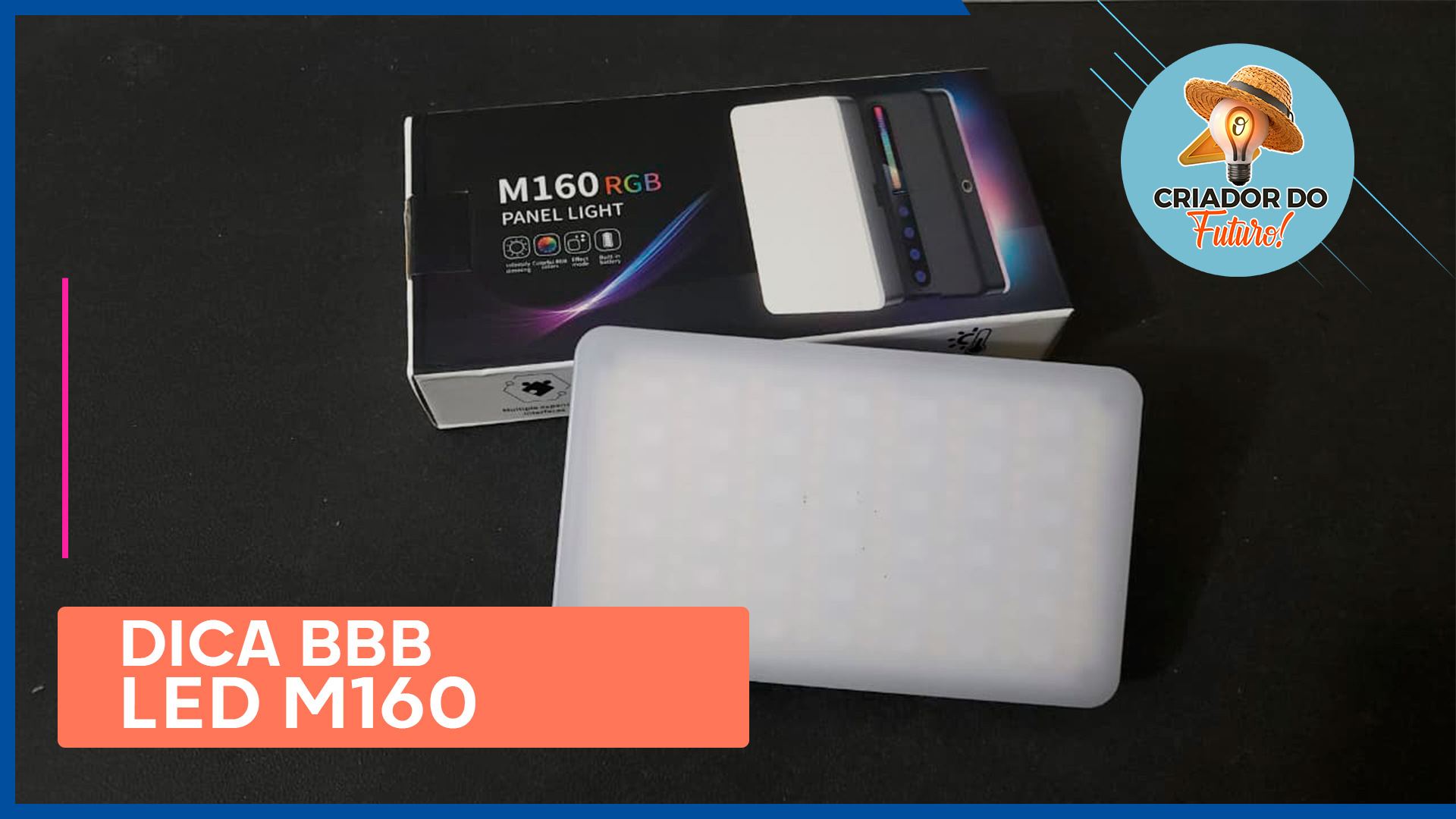 LED M160: iluminação profissional com qualidade e custo-benefício que surpreendem