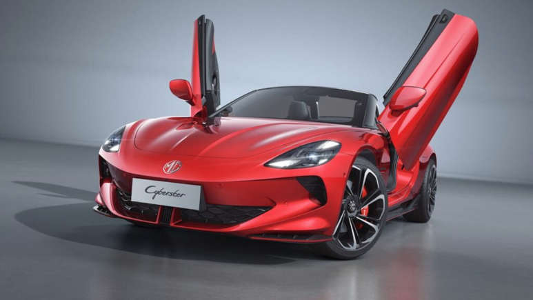 MG Cyberster transforma sonho de designers em conversível elétrico futurista